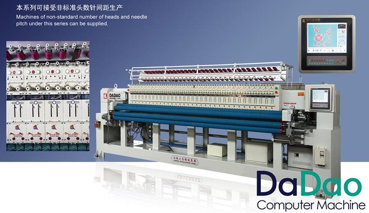 高速繡花機(jī)機(jī)頭沒斷線亮紅燈怎么維修？(圖1)